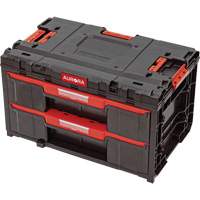 Arx&reg; 2-Drawer Toolbox, 23-1/10" x 15" x 13-2/5", Black Ontario Packaging