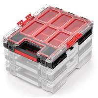 Arx Medium Organizer with Bins, 10-3/10" x 14-3/10" x 3", Black Ontario Packaging