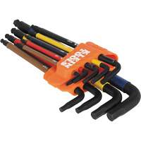 Colour-Coded Extra-Long L Style Hex Key Caddy Set, 9 Pcs., Imperial Ontario Packaging