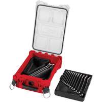 Wrench Set with PackOut Compact Organizer, Combination, 15 Pieces, Metric Ontario Packaging