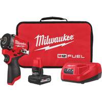 Fuel Stubby Impact Wrench Kit, 12 V, 3/8" Socket Ontario Packaging