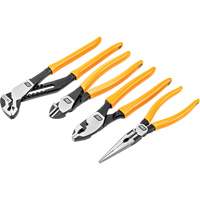 PITBULL Mixed Dual Material Plier Set, 4 Pieces Ontario Packaging