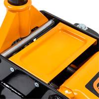 Heavy-Duty Floor Jack, 3 Ton(s) Capacity, 5-1/4" Lowered, 18-1/4" Raised, Manual Hydraulic Ontario Packaging