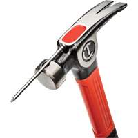 General Purpose Hammer, 16 oz., Fibreglass/Cushion Handle, 14" L Ontario Packaging