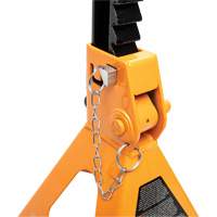 Ratcheting Jack Stand, Locking Pin, 6 tons Capacity, 15-3/4" - 24-1/2" H Ontario Packaging