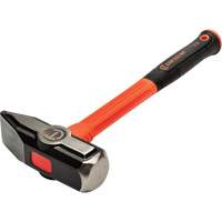 Fiberglass Blacksmith Hammer, 4 lbs Head Weight, 14" L Ontario Packaging