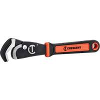 Cl&eacute; bimat&eacute;riau auto-ajustable pour tuyau, Cap des m&acirc;choires 1-1/2", Longueur 12", Fini Oxyde noir, Prise Coussin&eacute;e Ontario Packaging