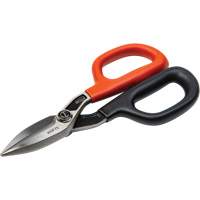 Straight Pattern Tinner Snips, 1-31/50" Cut Length, Straight Cut Ontario Packaging