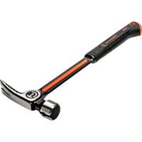 Milled-Face Framing Hammer, 28 oz., Solid Steel Handle, 16" L Ontario Packaging