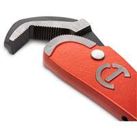 Cl&eacute; pour tuyau en acier auto-ajustable, Cap des m&acirc;choires 2-1/2", Longueur 16", Fini Rev&ecirc;tement en poudre, Prise Non-ergonomique Ontario Packaging