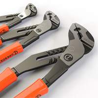 Z2 K9 Straight Jaw Dipped Handle Tongue & Groove Plier Set, 3 Pieces Ontario Packaging