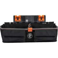 Module pour grande poche avec crochet en S Bucket Work Centre, Nylon, 3 pochettes, Noir/Orange Ontario Packaging