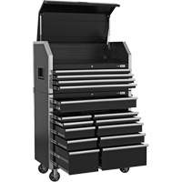 HDCC-4115 HD Series Toolbox Combo, 21-1/2" D x 44-1/5" W x 63-3/10" H, Black Ontario Packaging