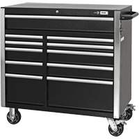 HDCC-4115 HD Series Toolbox Combo, 21-1/2" D x 44-1/5" W x 63-3/10" H, Black Ontario Packaging
