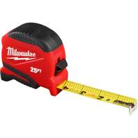 Compact Tape Measure, 1" x 25' Ontario Packaging