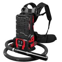 MX FUEL Backpack High Cycle Concrete Vibrator Kit with 7' Whip / 1.75" Head Ontario Packaging
