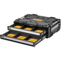 TOUGHSYSTEM&reg; 2.0 DXL 2 Drawers Unit, 30" x 21-13/20" x 10", Black/Yellow Ontario Packaging