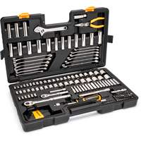 1/4" & 3/8" Drive 72-Tooth, 6-Point Professional Tool Set Ontario Packaging