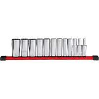 Jeu de douilles profondes SAE &agrave; 12 pans , 12 Mcx, Prise de 3/8", Profond Ontario Packaging