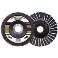 POWERBLEND NF Flap Disc, 4-1/2" x 7/8", Type 29, Z60 Grit, Zirconia Alumina Ontario Packaging
