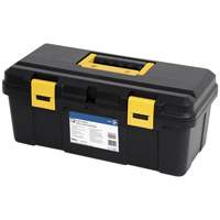 JPTB-19 Plastic Hand Tool Box, 19" W x 9" D x 8" H, Black Ontario Packaging