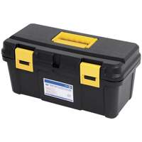 JPTB-16 Plastic Hand Tool Box, 16" W x 8" D x 7-1/2" H, Black Ontario Packaging