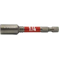 Impactech&reg; Nut Driver, 1/4" Tip, 1/4" Drive, 2-9/16" L, Magnetic Ontario Packaging