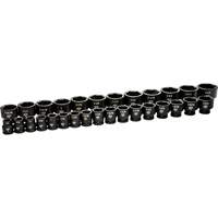 6 Point SAE Socket Set, 29 Pcs, Impact, 3/4" Drive Size Ontario Packaging