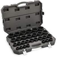 6 Point SAE Socket Set, 29 Pcs, Impact, 3/4" Drive Size Ontario Packaging