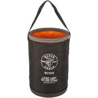 Straight Utility Bucket, 17" L x 12" W x 4" H, Nylon, Black/Grey/Orange Ontario Packaging