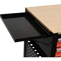 Utility Cart, 4 Drawers, Black/Orange Ontario Packaging