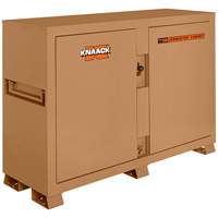 Model 129 Bin Storage Cabinet with Padlock, Steel, 48 Cubic Feet, Tan Ontario Packaging