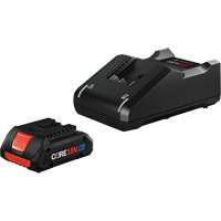 Trousse de d&eacute;part avec batterie et chargeur Advanced Power CORE18V 4 Ah, 18 V, Lithium-ion Ontario Packaging