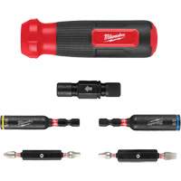 8-IN-1 Multi-Bit & Nut Driver with SHOCKWAVE Impact Duty Bits & Nut Drivers, 8-1/3" L, Cushion Grip Handle Ontario Packaging