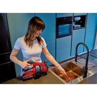 TE-DA 18/760 Li 18V Cordless Drain Auger (Tool Only), Powered, 25' Cable Length, 1/4" Cable Diameter Ontario Packaging