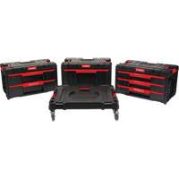 4-Piece Arx&reg; Dolly with Swivel Casters Set, 23-1/10" x 15" x 22-1/2", Black Ontario Packaging