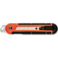 25mm Snap Off Blade Retractable Knife, Steel, Plastic Handle Ontario Packaging