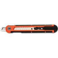 9mm Snap Off Blade Retractable Knife, Steel, Plastic Handle Ontario Packaging