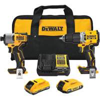 XR Brushless Cordless Premium Drill Driver Kit with 4 Ah POWERSTACK Battery and 2 Ah Battery, 20 V Ontario Packaging
