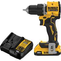 Ensemble visseuse-perceuse sans fil et sans balai ATOMIC COMPACT SERIES, Lithium-ion, 20 V, Mandrin 1/2" Ontario Packaging