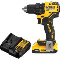 Ensemble de perceuse-visseuse sans fil et sans balai, Lithium-ion, 20 V, Mandrin 1/2" Ontario Packaging