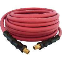 MAXPRO Rubber Hose, Air/Water, EPDM Rubber/Polyester, 3/8" dia. x 50', 300 psi, 1/4 NPT Ontario Packaging