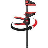 One-Hand Bar Trigger Clamps with 360° Rotating Handle, 4-1/2" (114.3 mm) Ontario Packaging