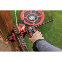 One-Hand Bar Trigger Clamps with 360° Rotating Handle Set, 12" (304.8 mm) Ontario Packaging