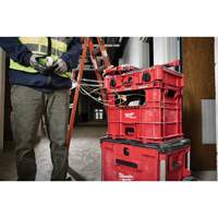 Bac distributeur de fils XL PACKOUT, 15-3/4" x 18-5/8" x 15", Noir/Rouge Ontario Packaging
