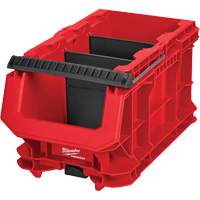 Bac compact PACKOUT, 15-1/2" x 9-1/2" x 8-3/4", Noir/Rouge Ontario Packaging