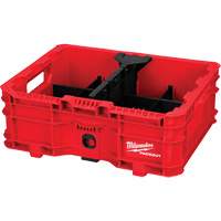 Bac &agrave; profil bas PACKOUT, 15" x 18-5/8" x 6-5/8", Noir/Rouge Ontario Packaging