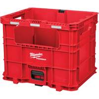 Caisse Packout, 15-3/4" x 18-5/8" x 15", Noir/Rouge Ontario Packaging