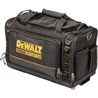 ToughSystem&reg; 2.0 Dirt Repellent Jobsite Tool Bag, 1680 Denier, 50 Pockets, Black/Yellow Ontario Packaging