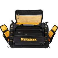 ToughSystem&reg; 2.0 Dirt Repellent Jobsite Tool Bag, 1680 Denier, 50 Pockets, Black/Yellow Ontario Packaging